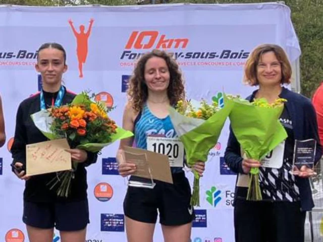 A nouveau, nos drôles de dames sur le podium des 10km de Fontenay le 11 octobre!